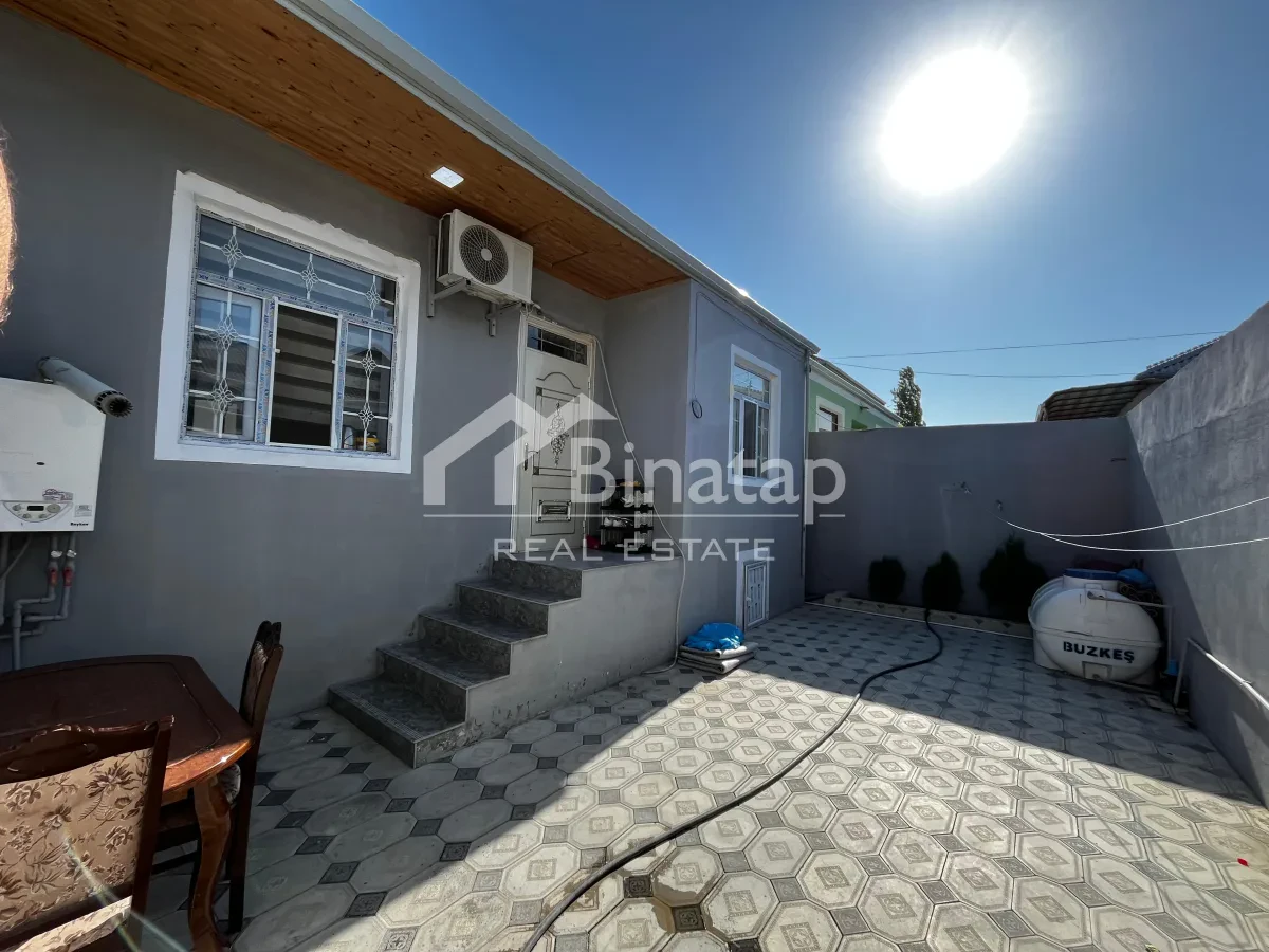 Satılır 3 otaqlı həyət evi / bağ evi 80 m², Koroğlu metrosu, Xəzər rayonu — Bakı