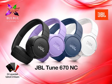 Qarışıq qulaqlıq JBL Tune 670 NC — Bakı