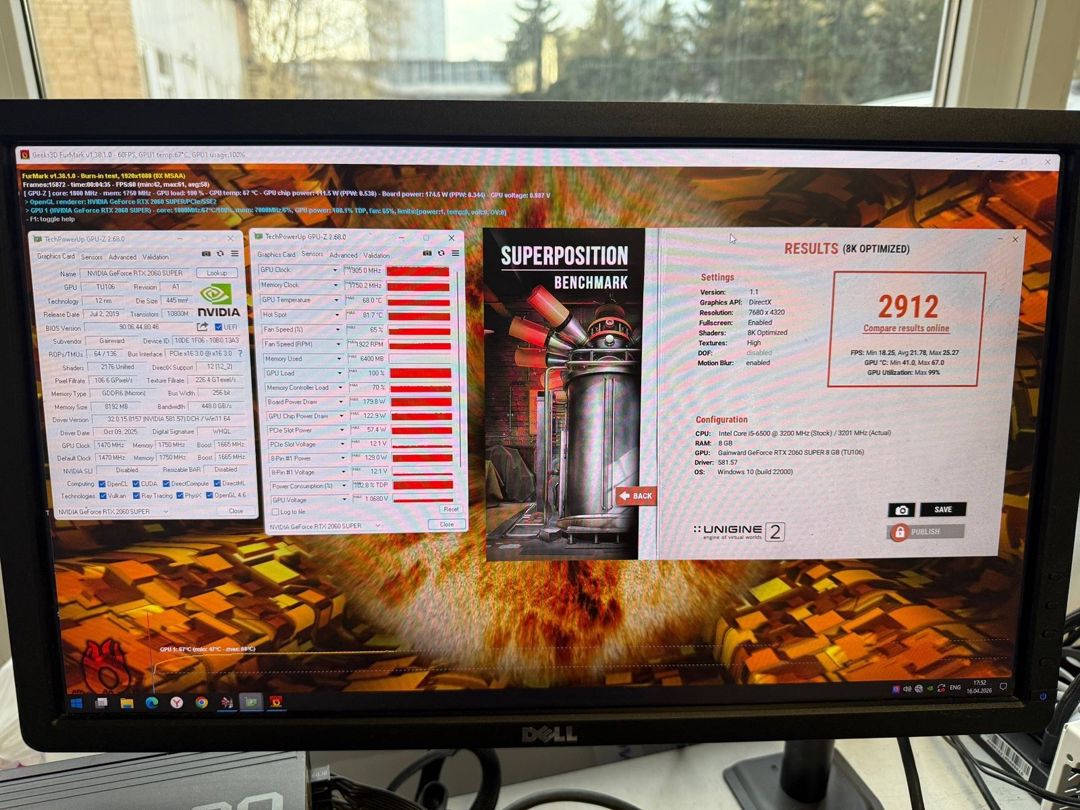 Galax RTX 2060 Super 8GB — Kompüterlər və noutbuklar, Bakı (6)
