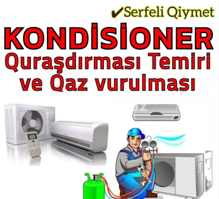 Kondisioner Servis — Azimli Huseyn — Kondisioner və havalandırma sistemi təmiri, Bakı (2)