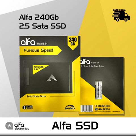 SSD "Alfa 240GB 2.5 Sata" — Bakı