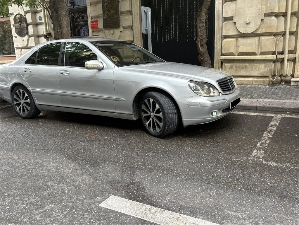 Mercedes S 320, 3.2 L, 2001 il, 310 000 km — Avtomobillər, Bakı (8)