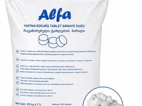 Alfa Tablet DUZ — 25 KQ Su yumşaldıcı sistemlər üçün — Su filtreleri ve pompaları