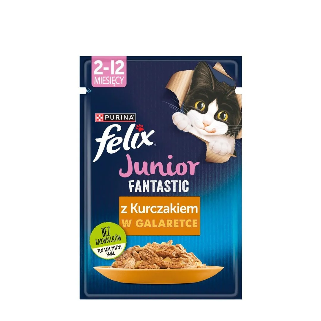 Felix Fantastic balalar üçün toyuq ətli jeledə, 85 гр — Pişiklər, Bakı