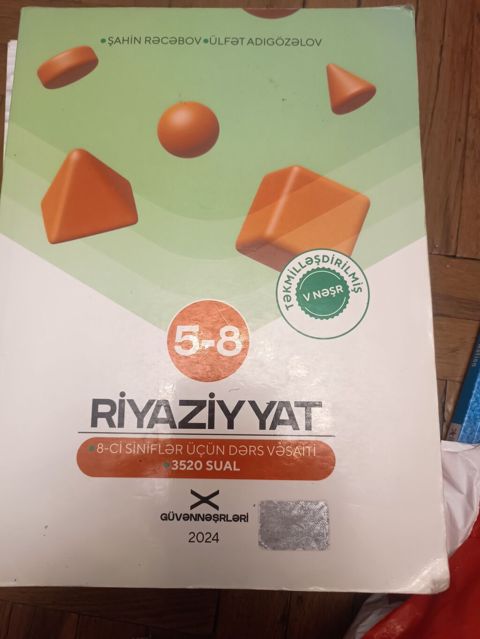 Riyaziyyat 8-ci sinif, 2024 il — Bakı