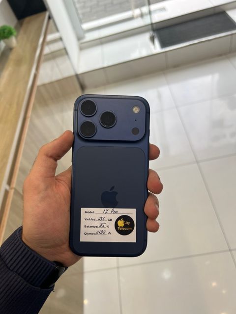 Apple iPhone 17 Pro Deep Blue 256GB/12GB — Bakı