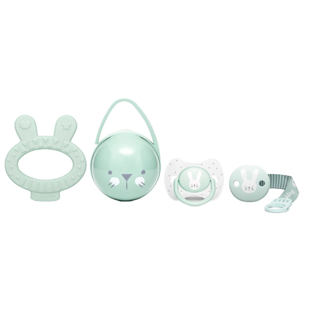 Dəst Suavinex Premium Hugge Baby Set, yaşıl, 0-6 aylıq — Mallar, Bakı (2)