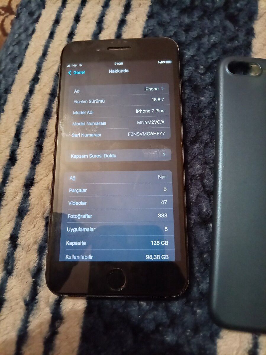 Apple iPhone 7 Plus Black 128GB — Smartfonlar, Bakı