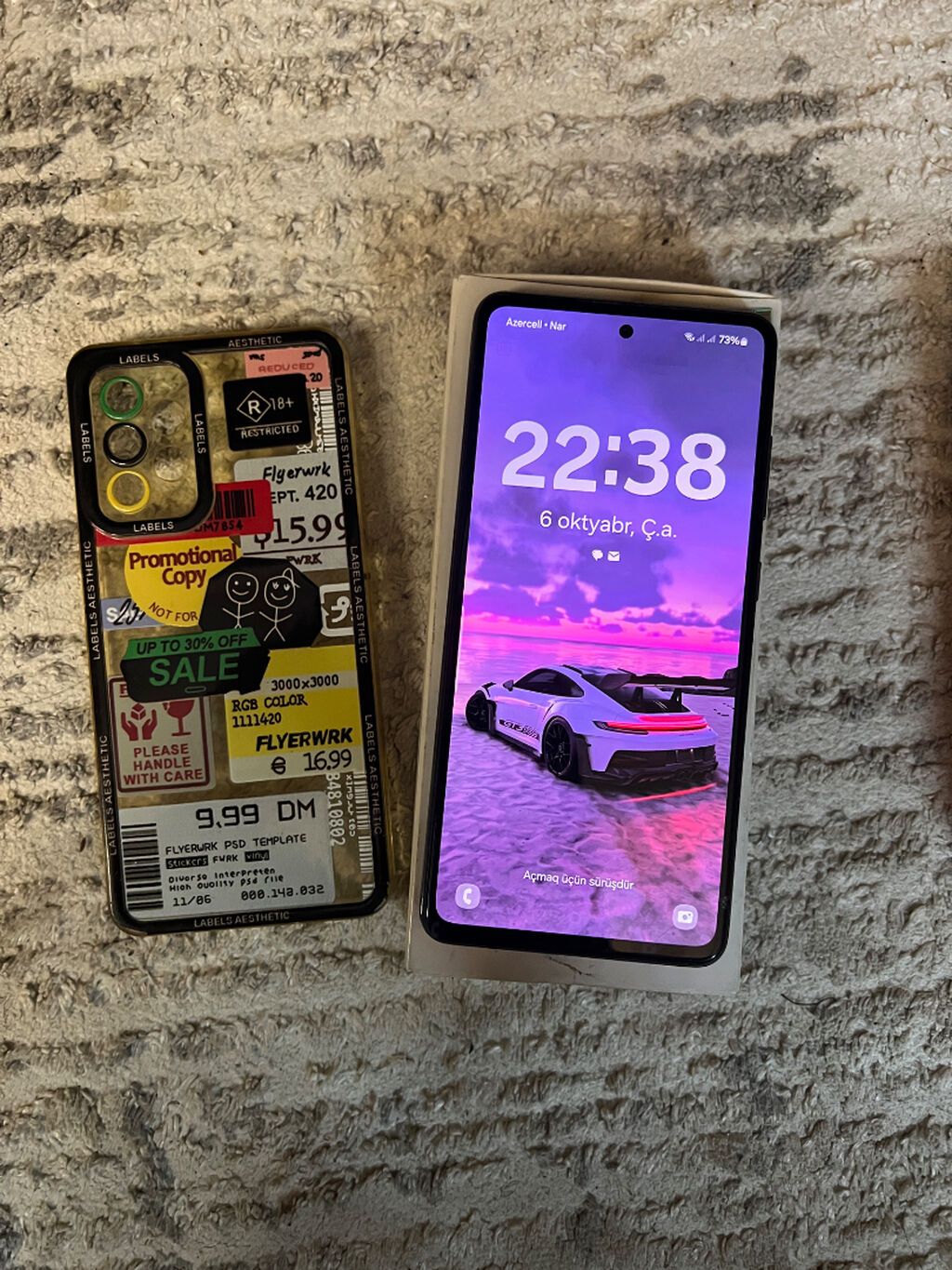 Samsung Galaxy A52, 128 GB, rəng - Qara, Sensor, Face ID — Samsung, Bakı