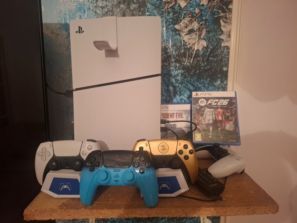 PlayStation 5 oyun seti - Konsol: Sony PlayStation 5 (ağ rəng) — Oyun konsolları, Bakı (2)