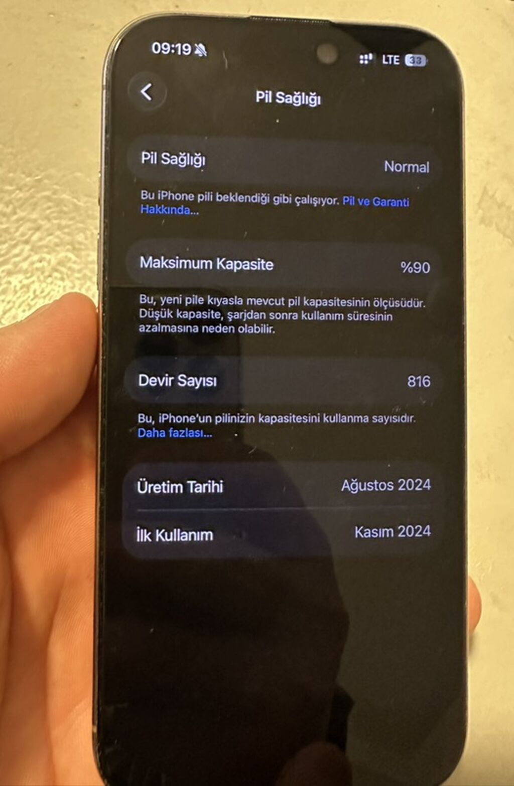 IPhone 16 Pro, 128 GB, Natural Titanium, Face ID — Apple iPhone, Bakı (5)