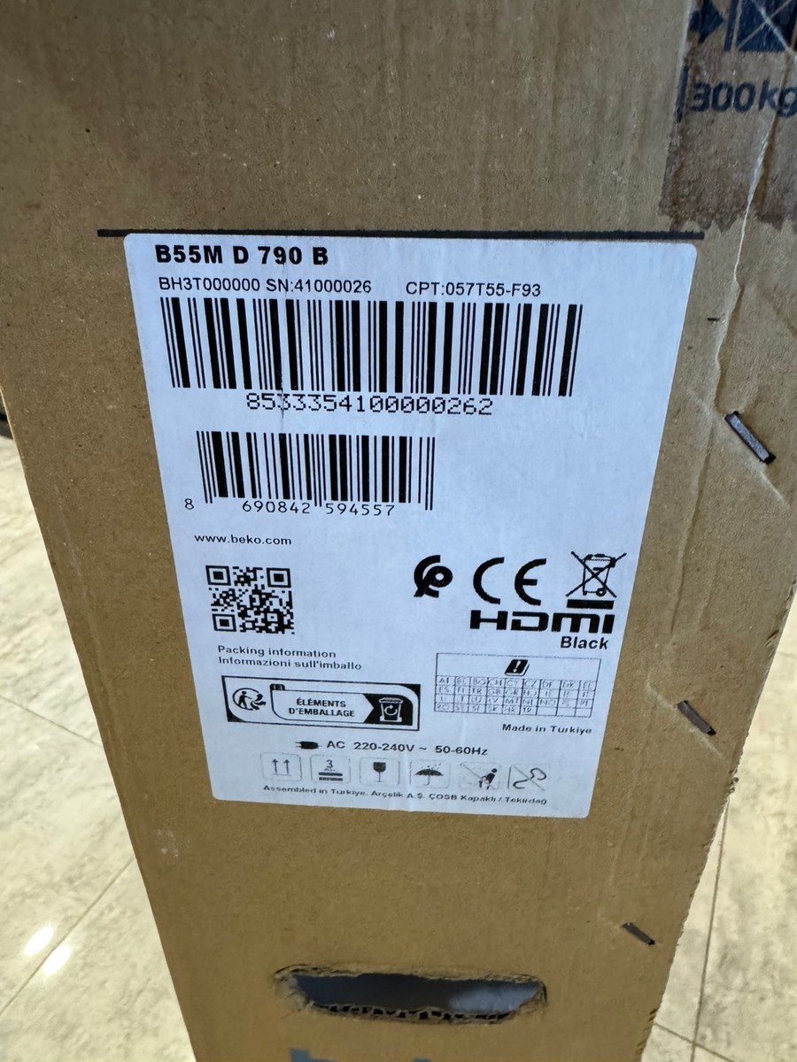 Televizor Beko B55M 790B — TV və Video, Bakı (2)