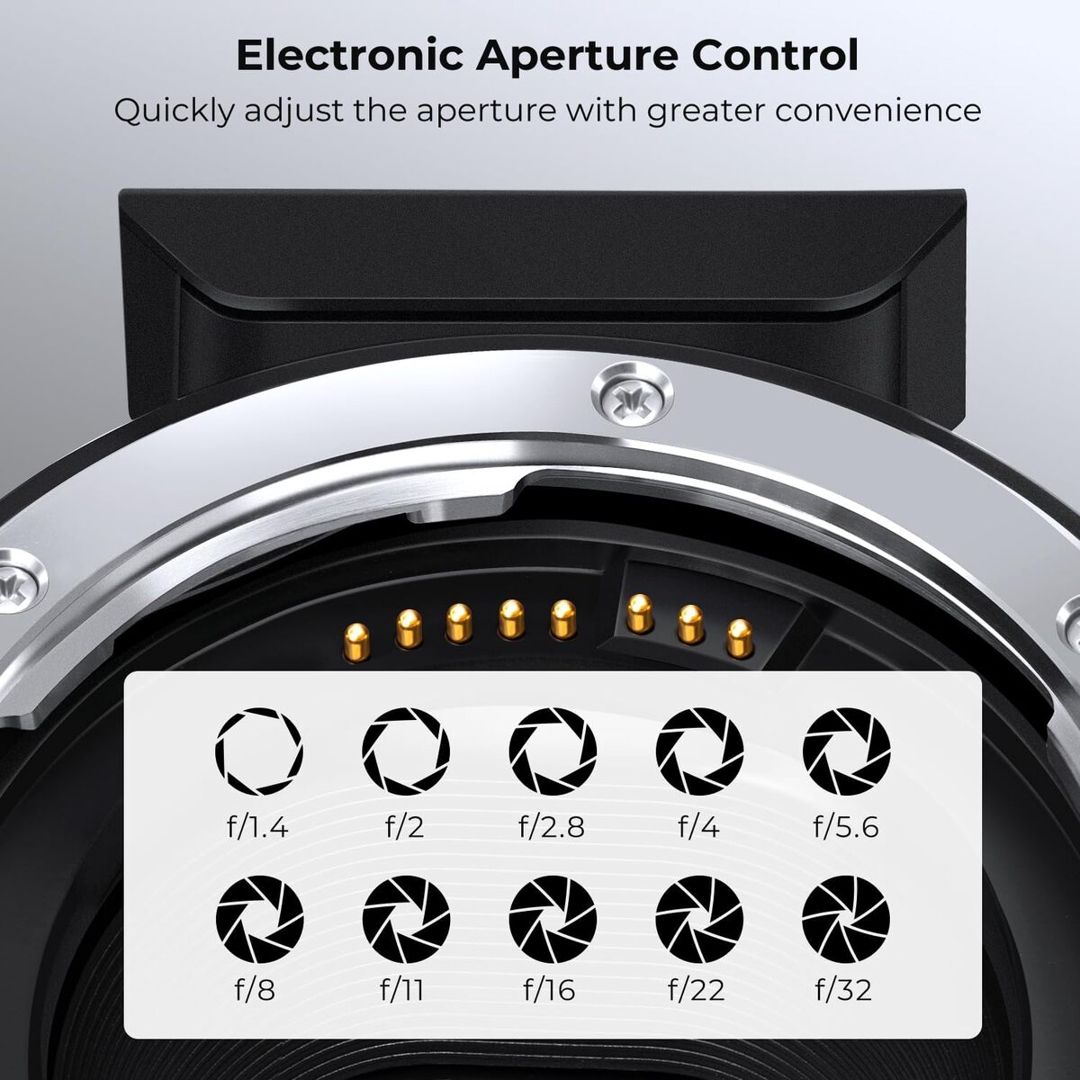 KF concept EOS R linza adapteri (avto fokus) — Foto və video texnikası, Bakı (5)