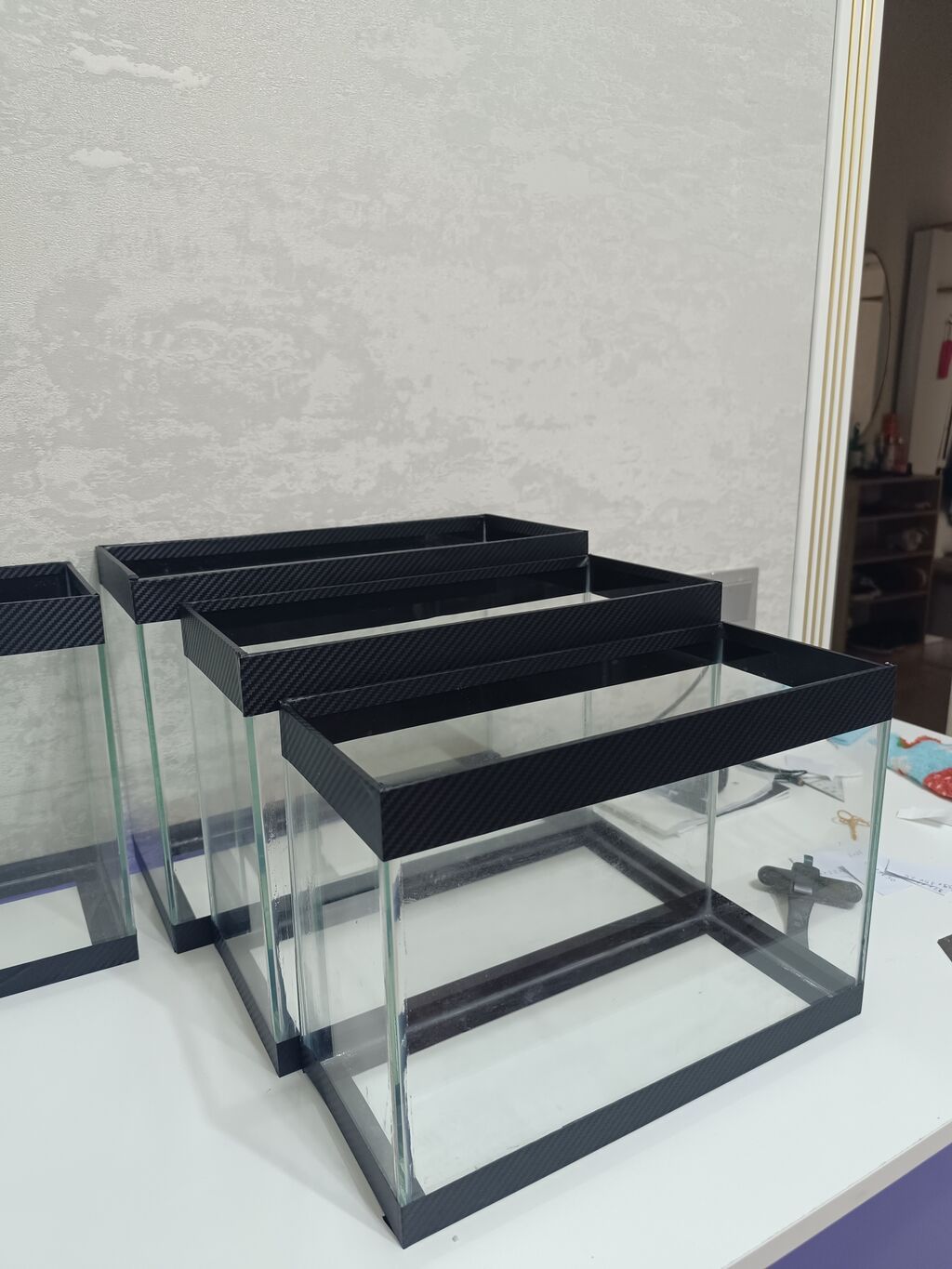 Akvaryum şüşə akvariumlar – 3 fərqli ölçüdə - 44×18×29 sm – 22,5 litr — Akvariumlar və balıqlar, Sumqayıt (6)