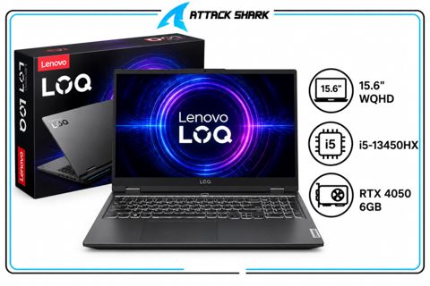 Lenovo loq 15IRX9 (83DV008FRK) i5-13450HX /16.0GB /1x1TB SSD M.2/ RTX 4050 6GB/ 15.6" wqhd /Luna — Bakı