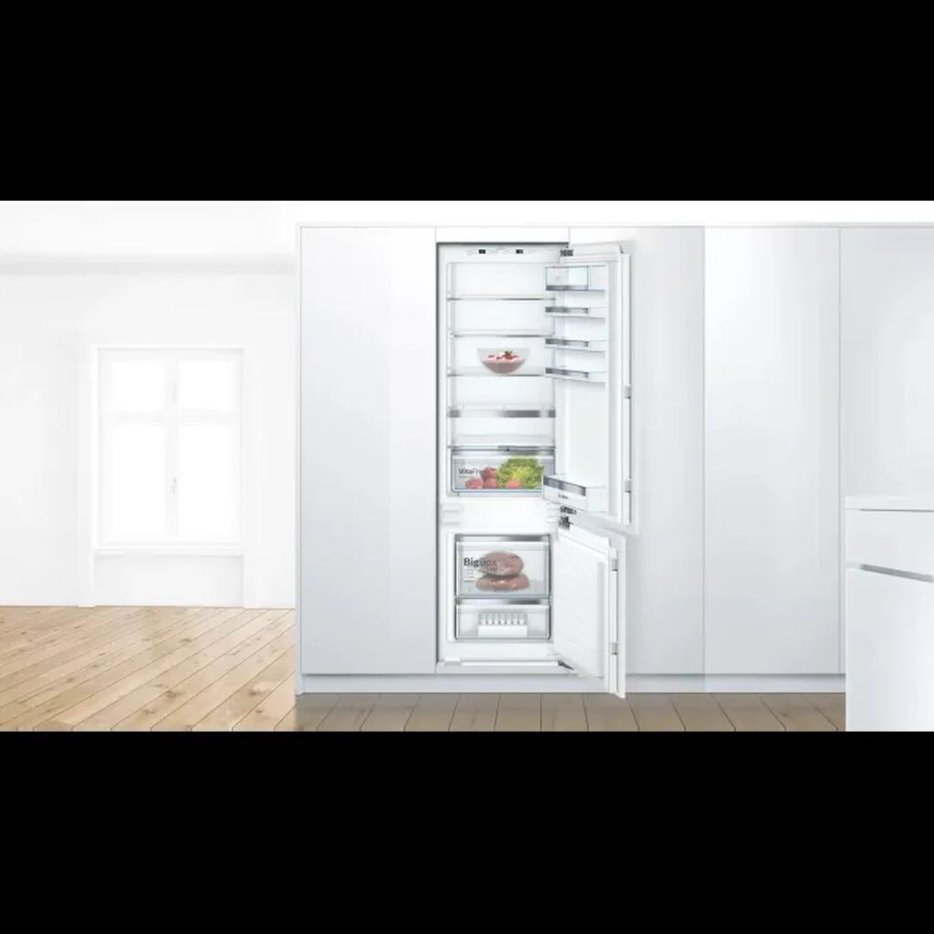 Bosch KIS87AF30U Serie 6 quraşdırılan soyuducu-dondurucu Tam — Soyuducular, Bakı (2)