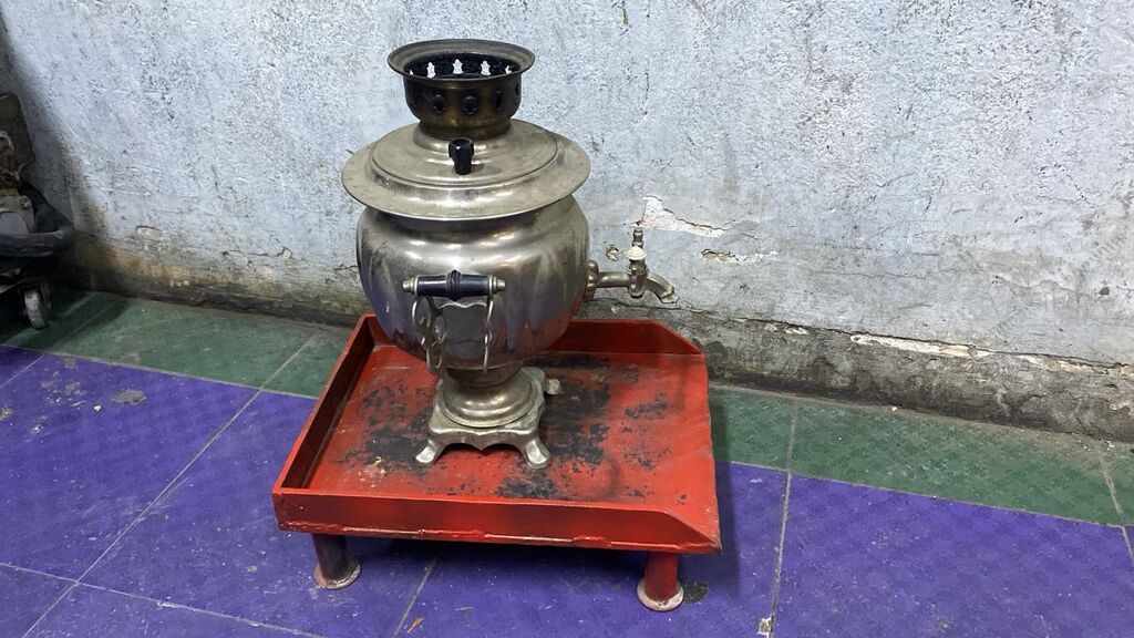 Peç altlıği Metaldan hazırlanmış alçaq sten/tray - Material: qalın — Fəliz məmulatı, Masazır (3)