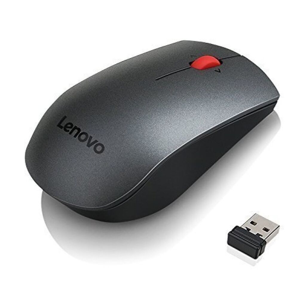 Lenovo Essential Compact Wireless Mouse 1000 DPI Simsiz Siçan – Qara — Klaviaturalar və siçanlar, Bakı