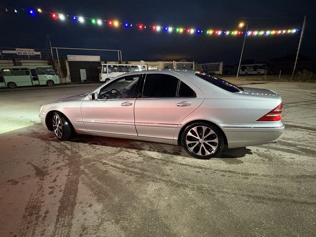 Mercedes S 320, 3.2 L, 2001 il, 310 000 km — Avtomobillər, Bakı (12)