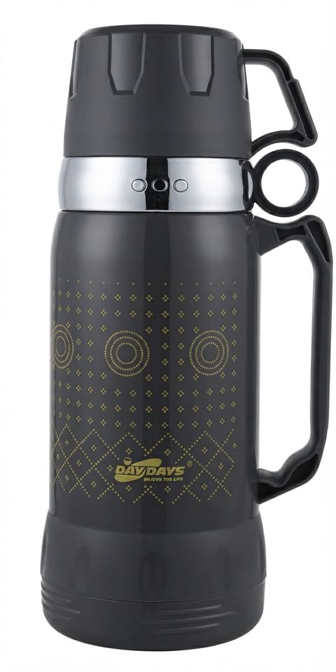 Termos 2863672, 1800 ml, polimer, qara — Bakı