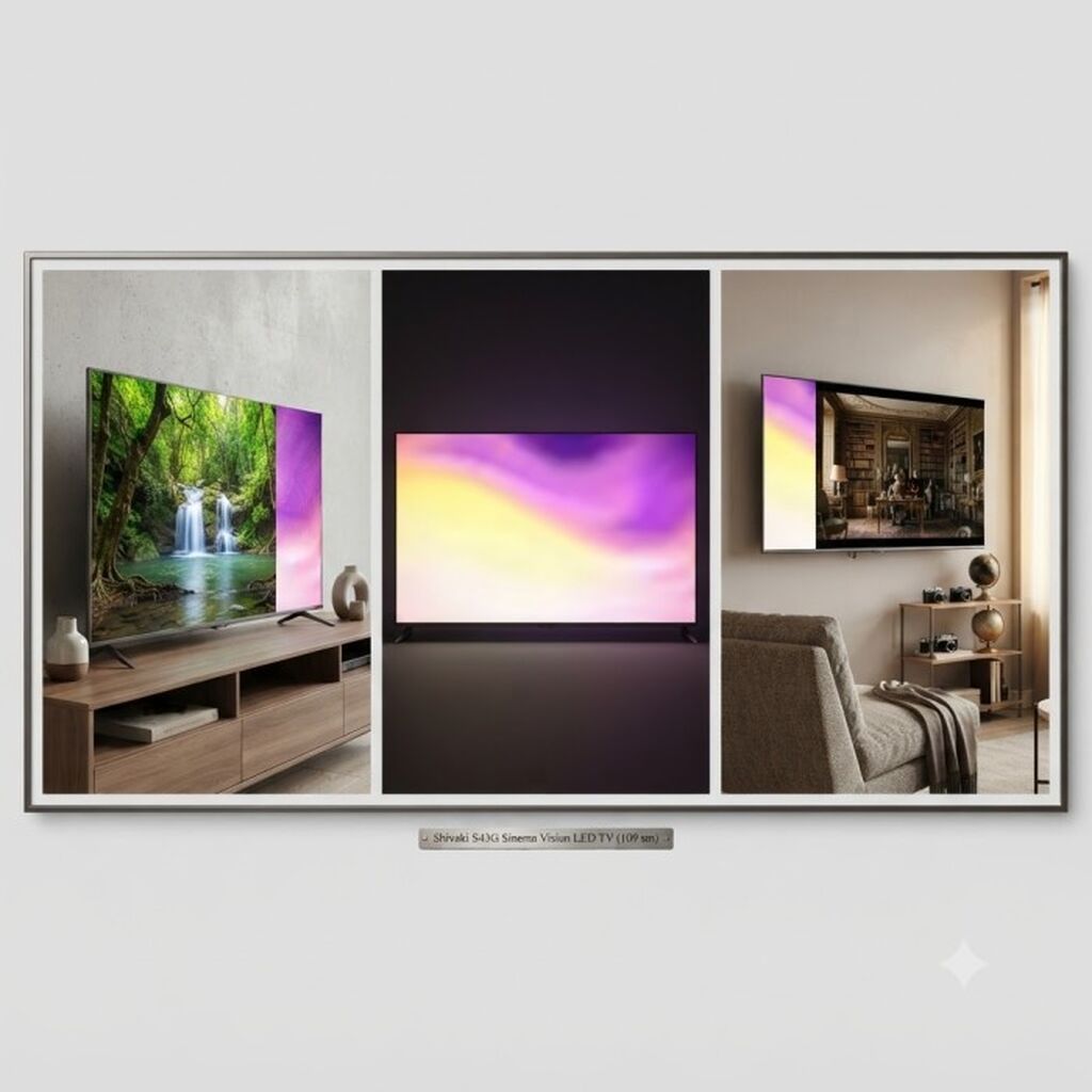 Shivaki S43G Cinema Vision LED TV — 43 düym (109 sm) Full HD Smart — Televizorlar, Bakı (2)