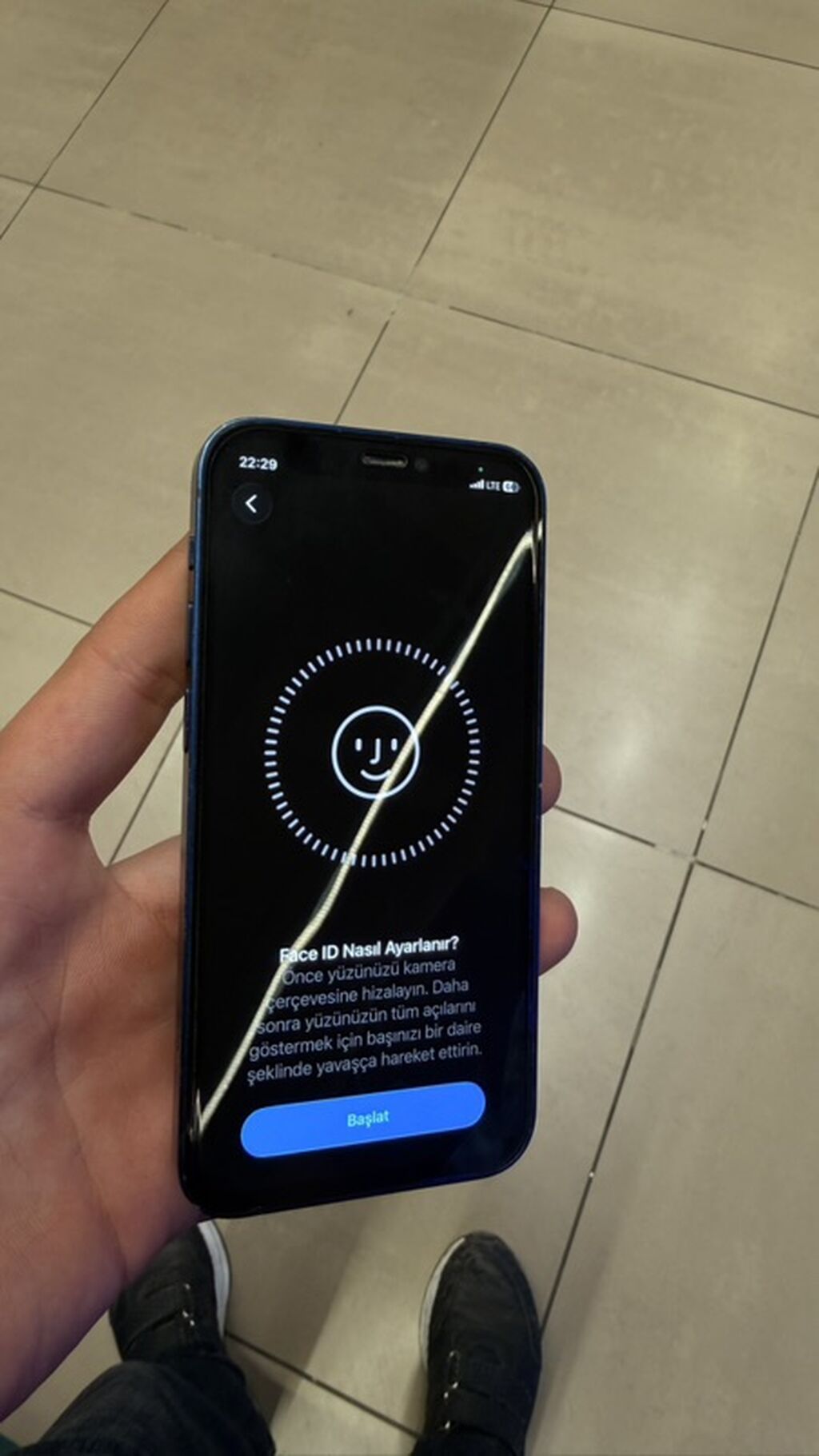 IPhone 12 mini, Mavi, Face ID — Apple iPhone, Bakı (7)