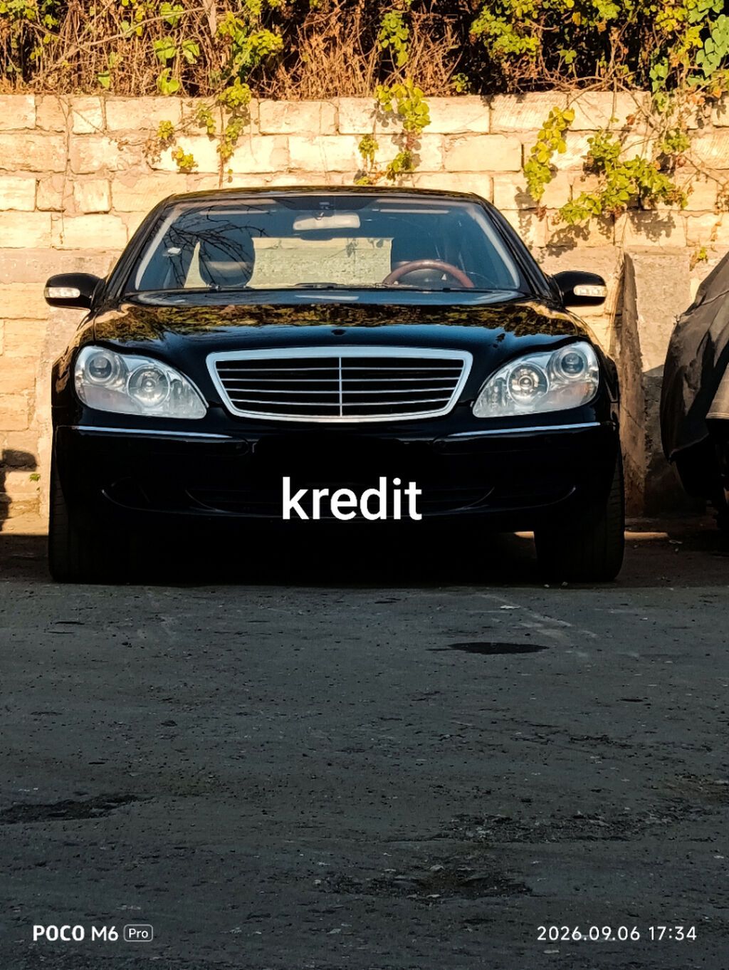 Mersedes S320 Muherrik3200 Reng qara Oturucu arxa Karobka aftamat — Avtomobillər, Bakı