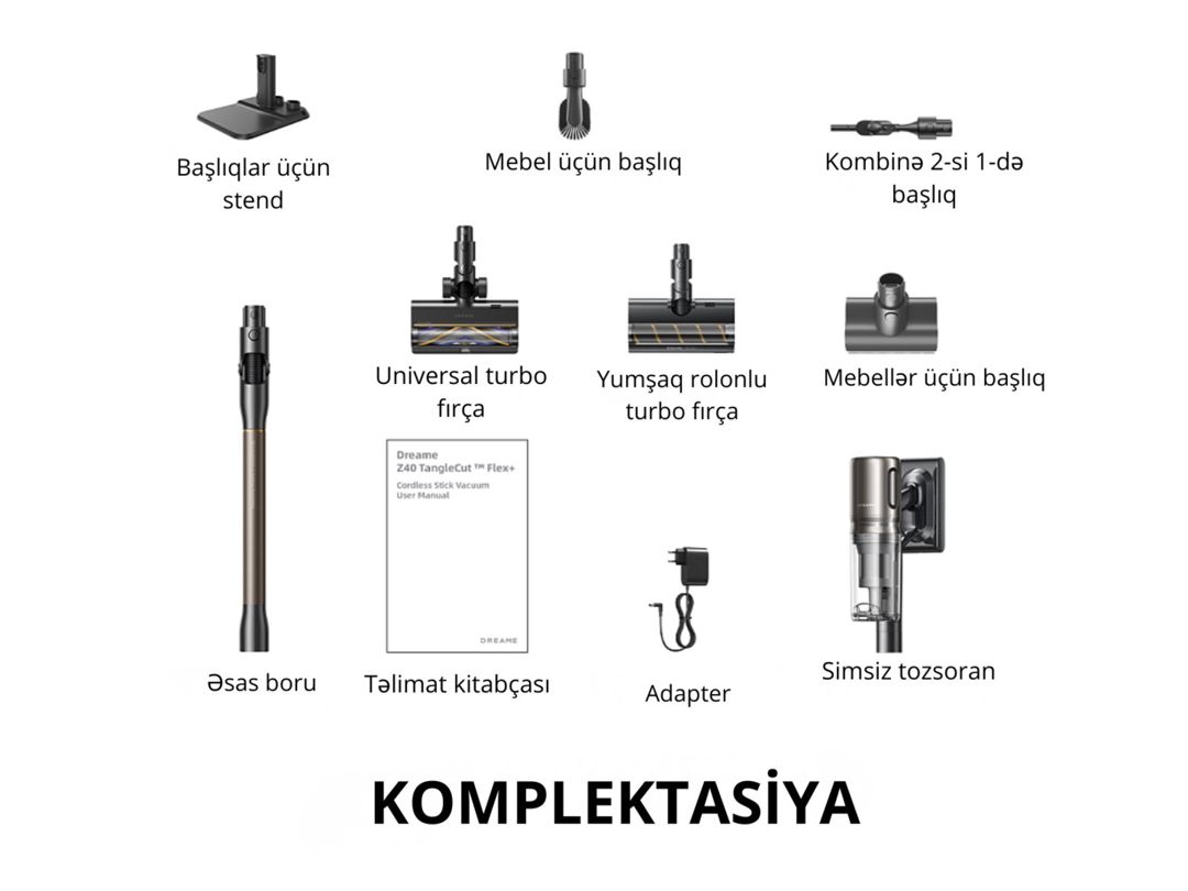 Dreame Z40 TangleCut Flex+ tozsoran — Ev texnikası, Bakı (10)
