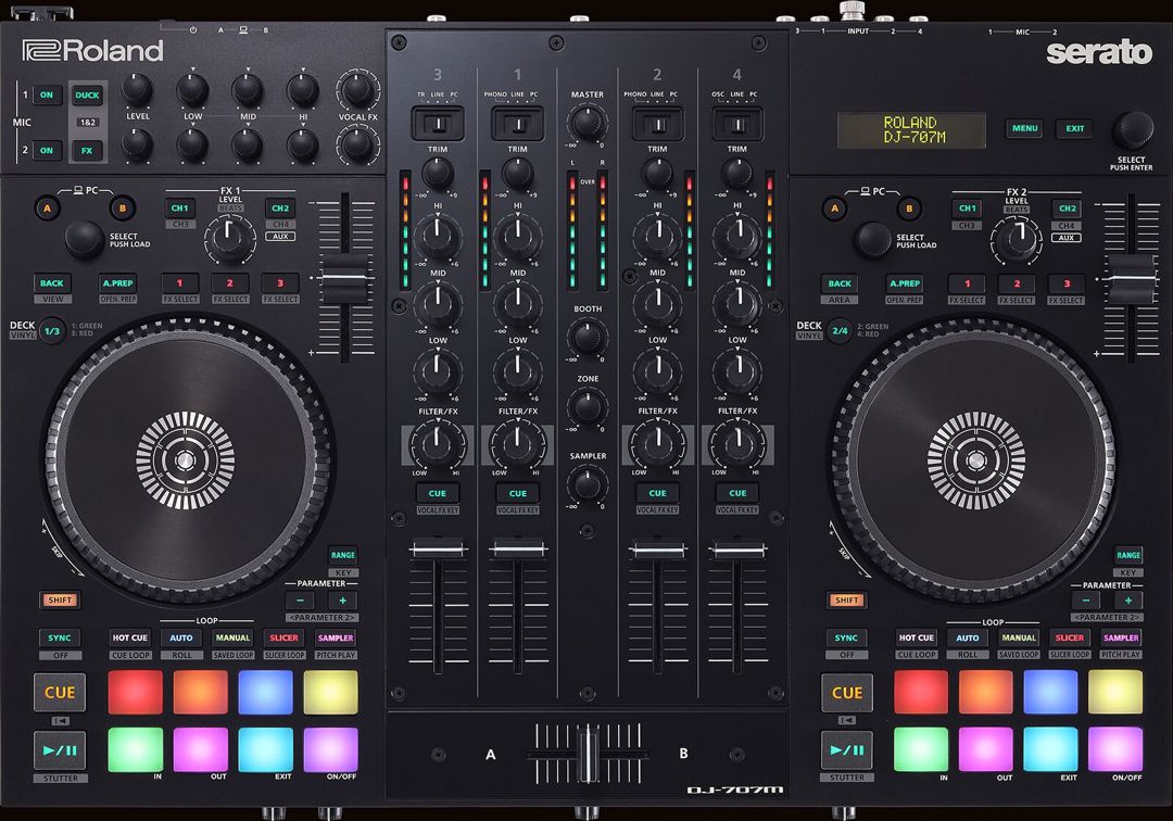 Roland DJ-707M 4-Kanal, 4-Deck Kontroller — Musiqiə alətləri, Bakı (2)