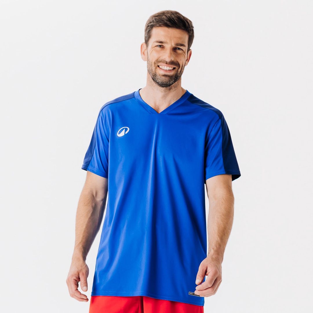Azarkeşlər üçün futbolka Decathlon Essentiel 8817153, göy, parça, ölçü XXL — Mallar, Bakı