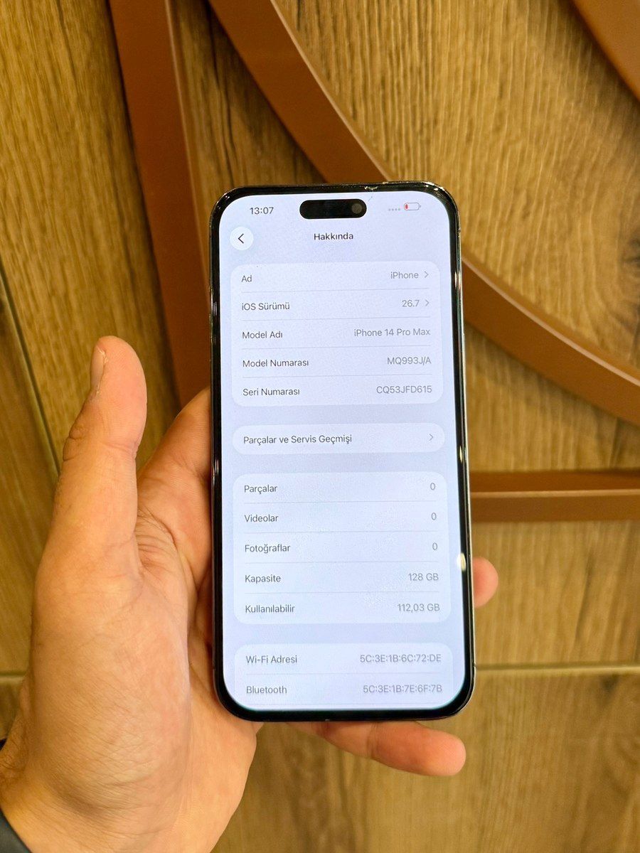 Apple iPhone 14 Pro Max Deep Purple 128GB/6GB — Smartfonlar, Bakı (6)