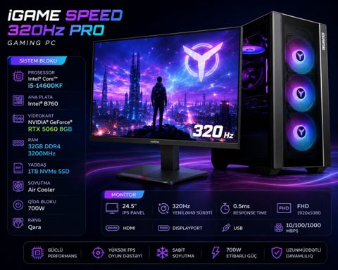 iGame Speed 320 Hz PRO Gaming PC — Bakı