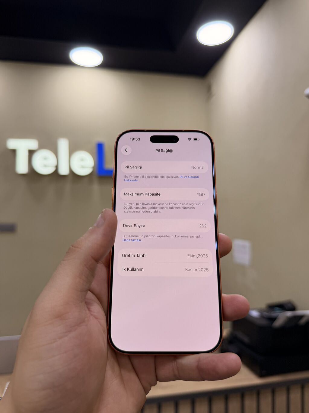 IPhone 17 Pro, 256 GB, Narıncı, Zəmanət, Kredit, Simsiz şarj — Apple iPhone, Bakı (5)