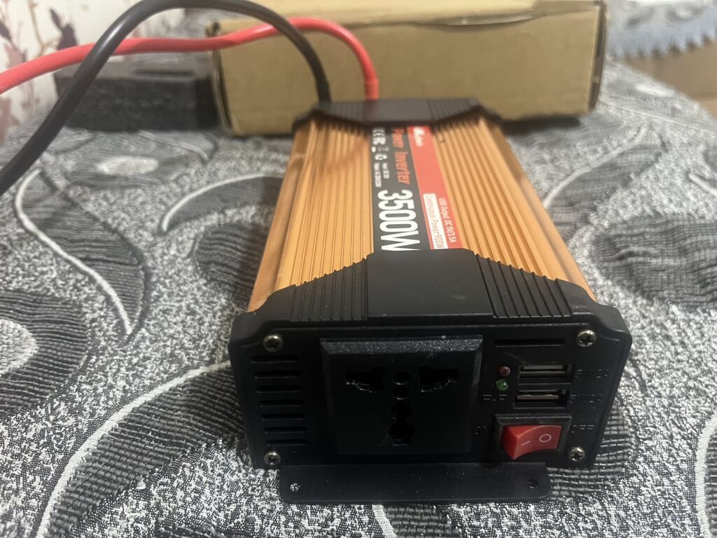 İnvertor 3500 W təzədir. Avtomabil akumulyatoru ile qoşaraq evi — Avtomobil aləti, Xırdalan (2)