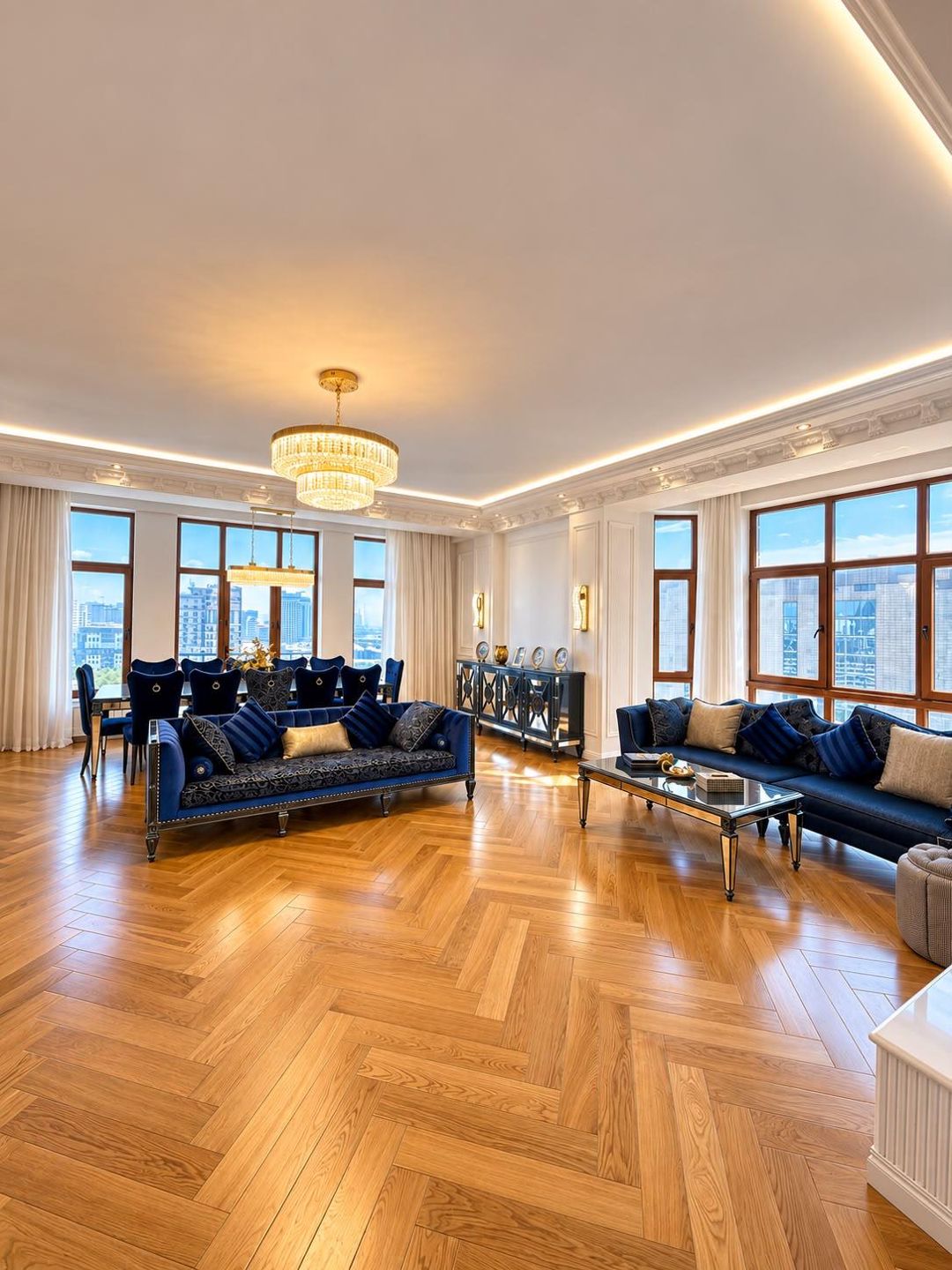3 otaqlı mənzil, 181 m², Üzeyir Hacıbəyli küçəsi — Mənzil, Bakı (2)