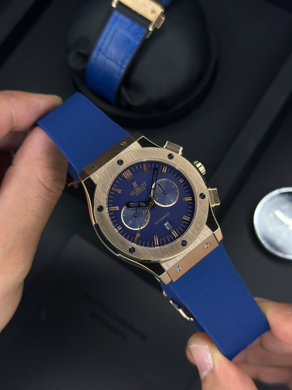 Yeni, Qol saatı, Hublot, rəng - Mavi — Qol saatları, Bakı (4)
