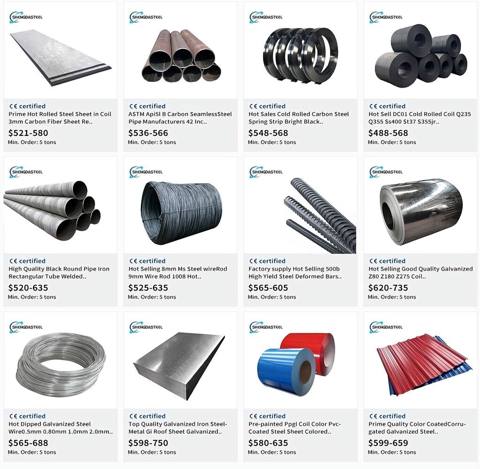 Metal dam ortukler — Qurilish materiallari