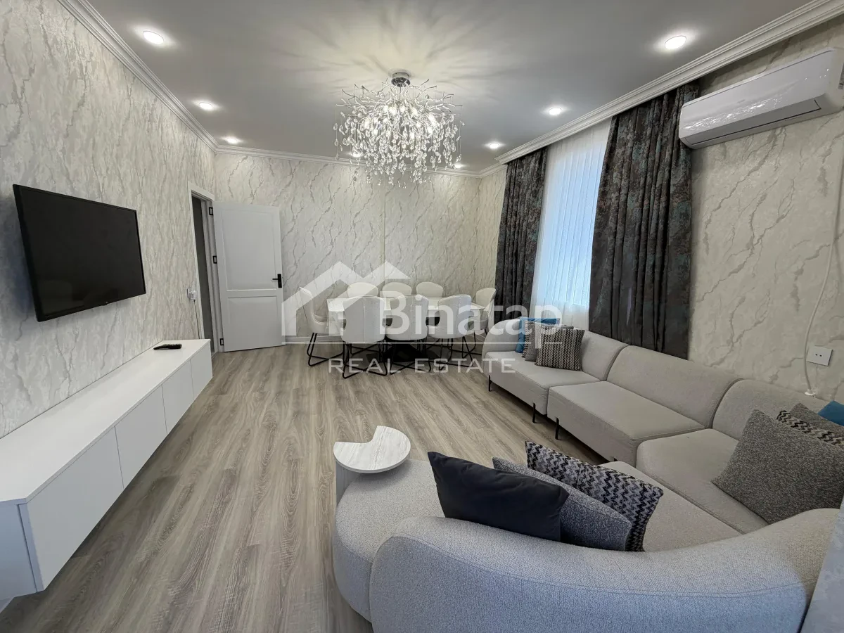 İcarəyə verilir 3 otaqlı yeni tikili 127 m², İnşaatçılar metrosu, Yasamal rayonu — Mənzil, Bakı (4)