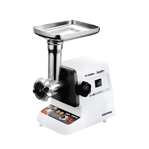 Geepas GMG767 Elektrikli Ətçəkən Maşın Geepas GMG767 — mətbəxdə ət — 110 ₼ · Bakı · Ət xırdalayıcılar və qurğular Geepas GMG767 Elektrikli Ətçəkən Maşın Geepas GMG767 — mətbəxdə ət — Bakı