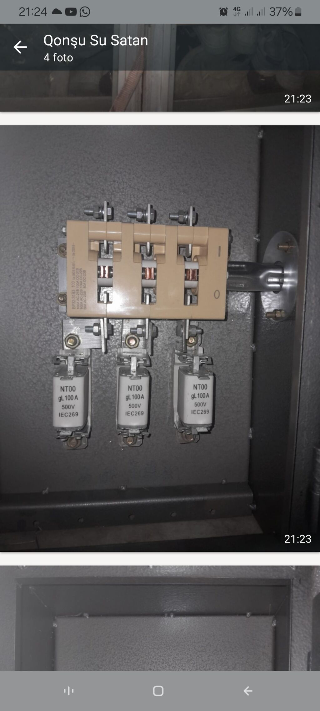 Siemens Elektrik avtomat, 3 faza — Keçici avadanlıqlar, Bakı (4)
