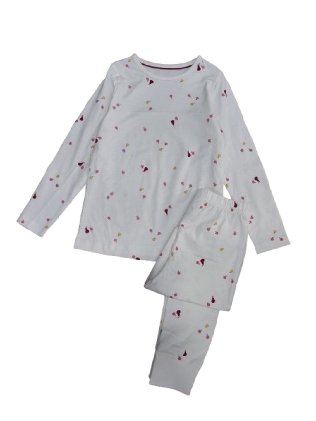 Qızlar üçün şalvarlı pijama dəsti pijama_FWT, ağ, pambıq, ölçü 5-6 yaş — Mallar, Bakı