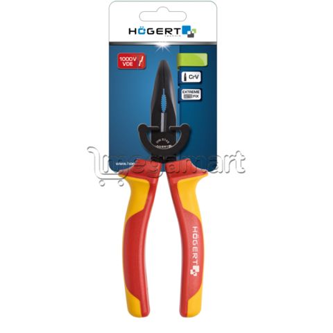 Kəlbətin İzolyasiyalı uzun, yarımdairəvi əyri çənəli, 200 mm, 1000 V Högert HT1P923 — Bakı