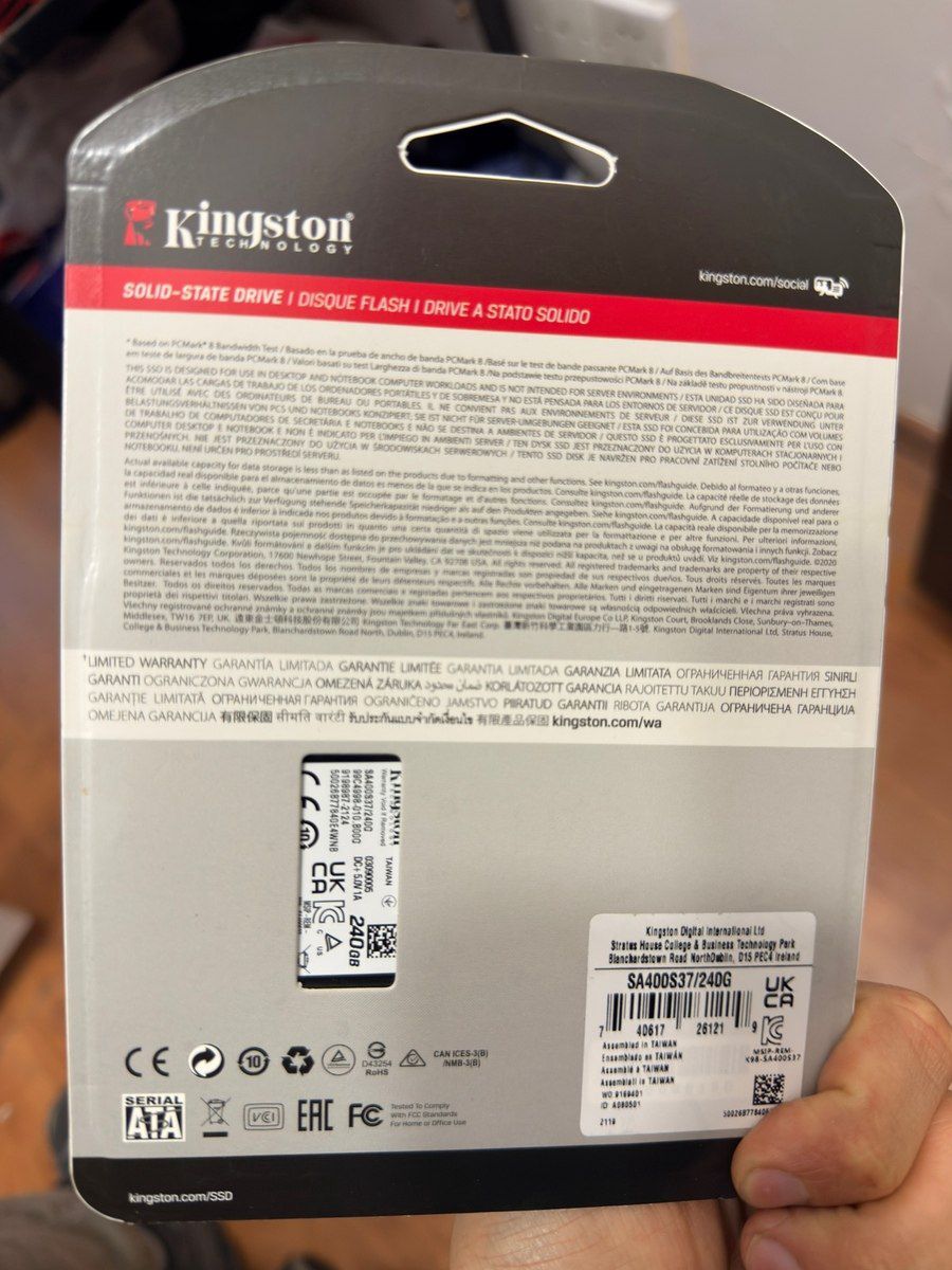 SSD Kingston 240GB — Kompüterlər və noutbuklar, Bakı (2)