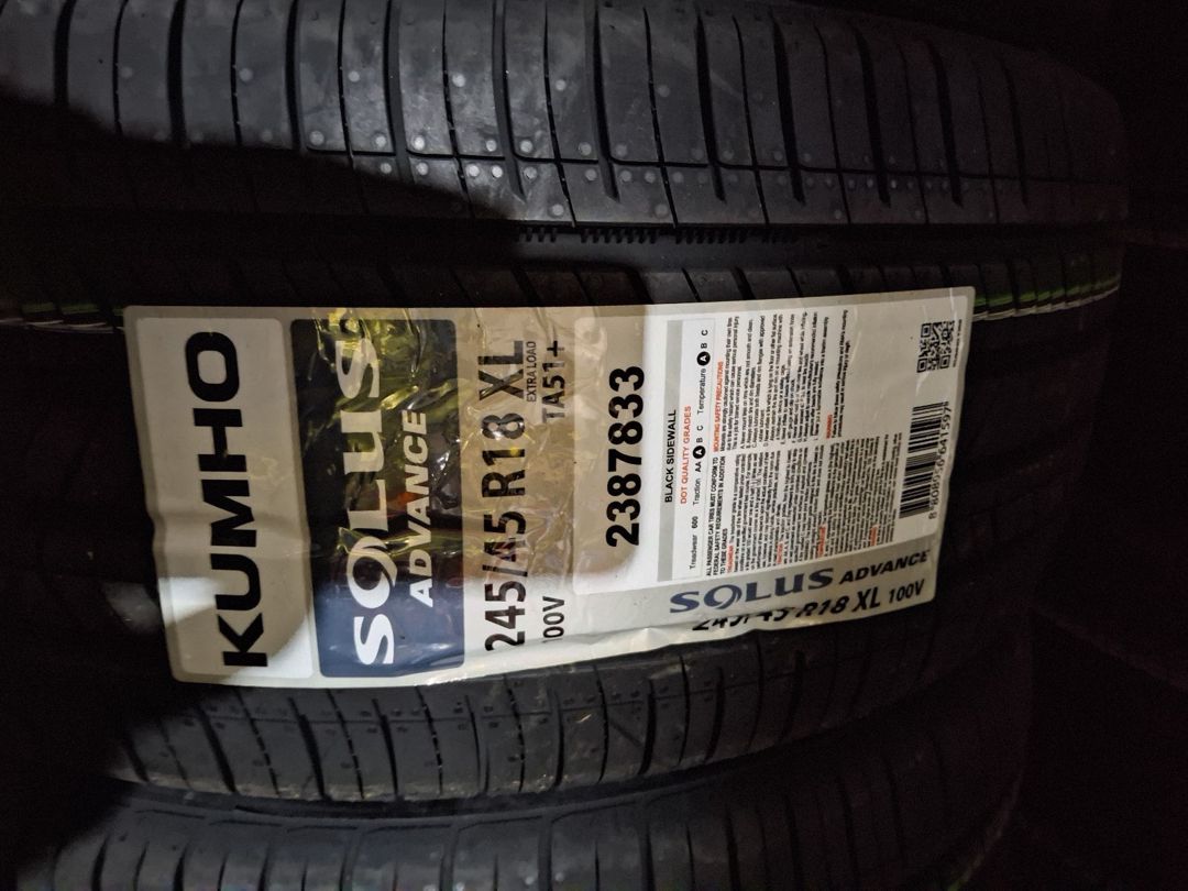 Kumho şinləri 245.45 R18 — Ehtiyat hissələri və aksesuarlar, Bakı (3)