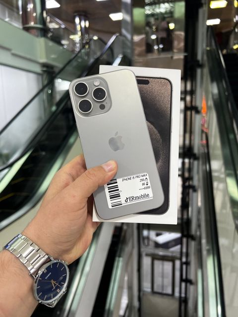 Apple iPhone 15 Pro Max Natural Titanium 256GB/8GB — Bakı