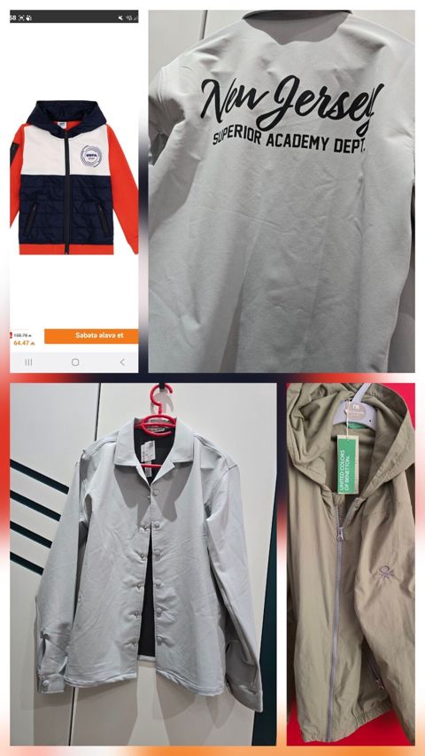 Kurtka, Uniseks, 12 - 14 yaş, Benetton — Digah