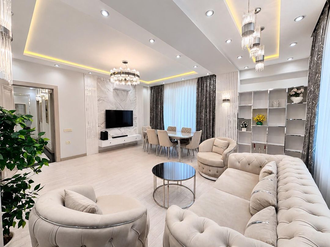 3 otaqlı mənzil, 129 m², Salatın Əsgərova küç., Blok 3 (28 Park Residence) — Mənzil, Bakı