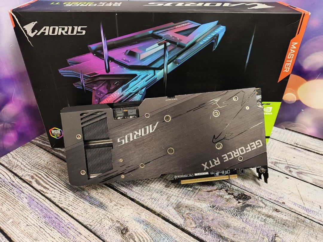 Gigabyte RTX 3060 Ti Aorus Master 8GB — Kompüterlər və noutbuklar, Bakı (2)