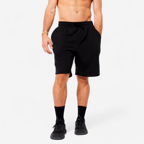Kişilər üçün idman şortu Decathlon 8842312, qara, pambıq/poliester, ölçü XXL — Bakı