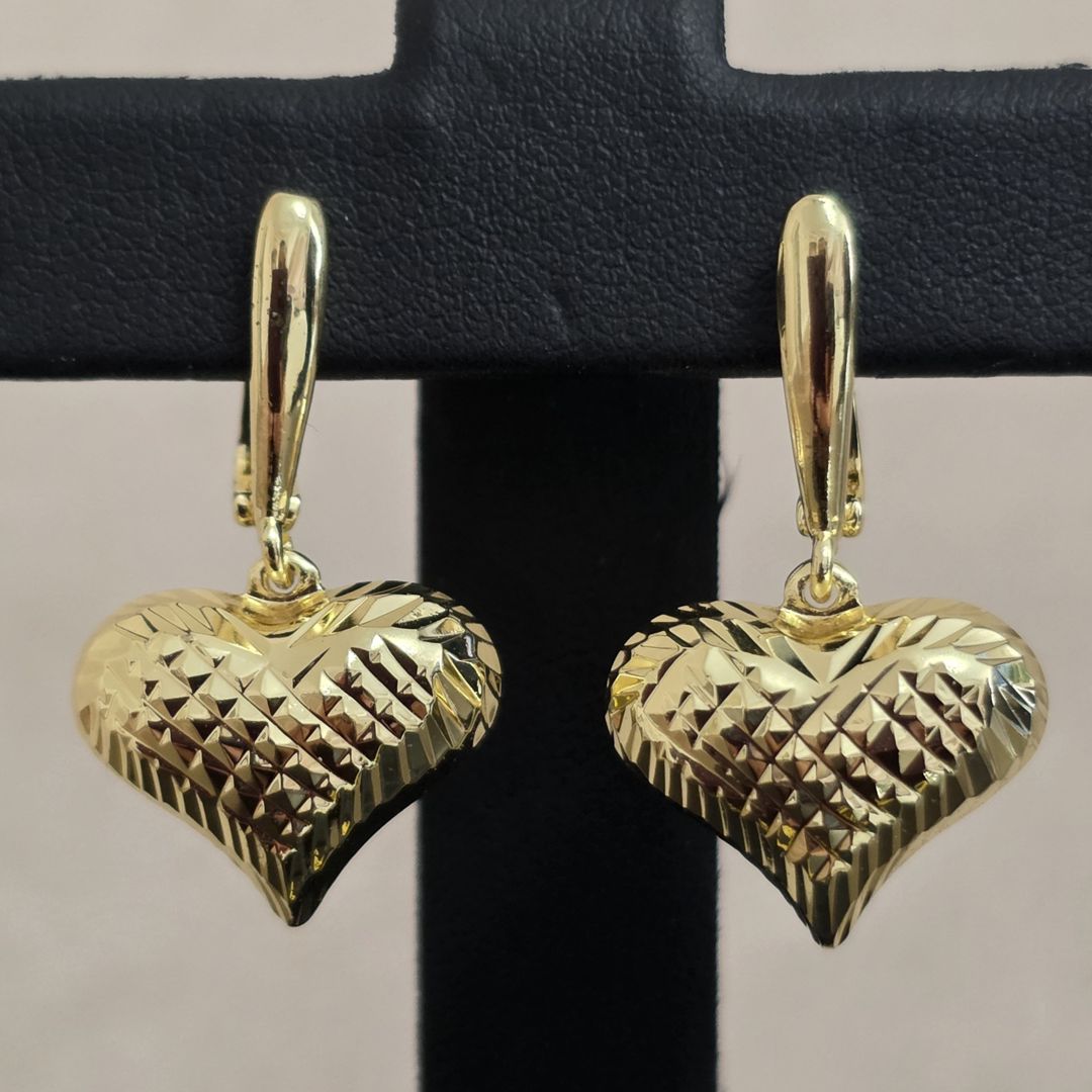 Sırğalar, Qızılı, Hipoallergik ərinti, 25 mm — Mallar, Bakı